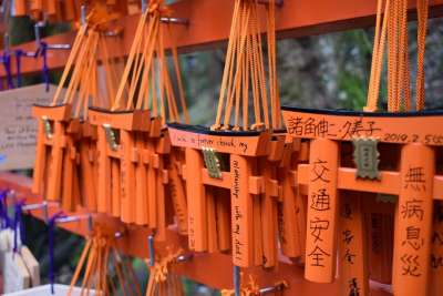 鸟居门 日本 伏 牌坊 京都 神社 门 神道 日本人 宗教