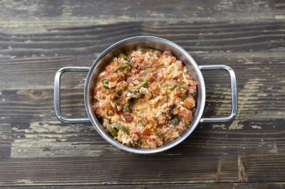 Menemen 蛋 锅 番茄 煎蛋卷 辣椒 蔬菜 健康