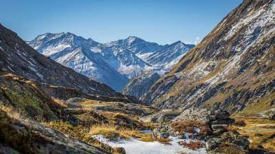 阿尔卑斯山 山 自然 景观 落下 雪