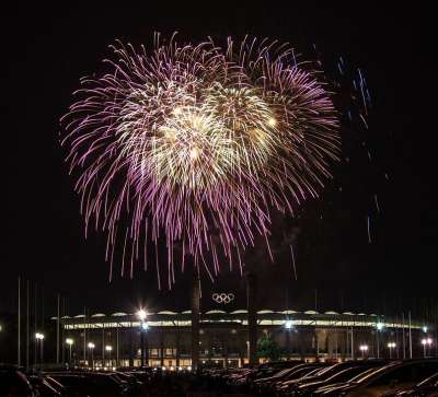 烟花 节日 火箭 Pyronale 事件 游戏 庆典 烟火 柏林