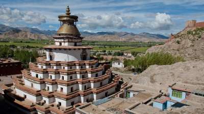 西藏 修道院 寺庙 江孜 佛教 景观 西藏 西藏 西藏 西藏
