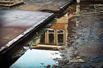 丢失的地方 工厂 老的 弃 工业建筑 已到期 废墟 建造 老厂