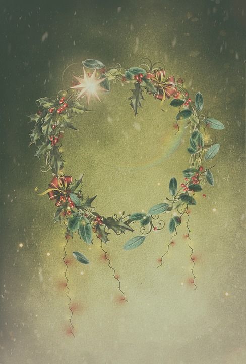花圈 圣诞节 假期 季节 我的节日季 画画 设计 图案 装饰