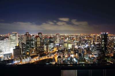 日本 大阪 大阪夜景 夜景 历史 废墟 秋季 春天 城市 梅田