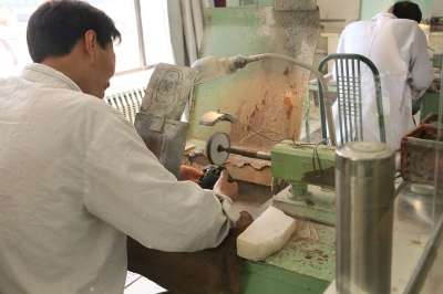中国 玉 雕刻 球 石头 亚洲 工厂 工人 中国人 艺术