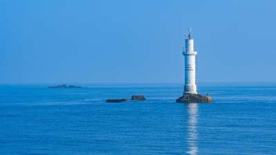 大自然壁纸 自然壁纸 灯塔 海 海洋 自然 高清壁纸 背景
