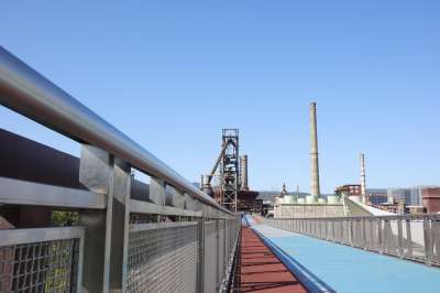 工业 重工业 废旧工厂 废墟 工厂 走廊 步道 空中走廊