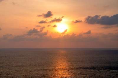 日落 海 泰国 夏天 海洋 自然 太阳 天空 日出 日落背景