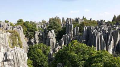 岩石 Avator 亚洲 中国 绿色 小山 纪念碑 全景 旅游