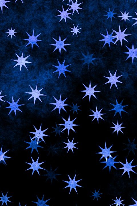 星星 Nightsky 数字艺术 圣诞节 假期 庆典 蓝色的 靛青