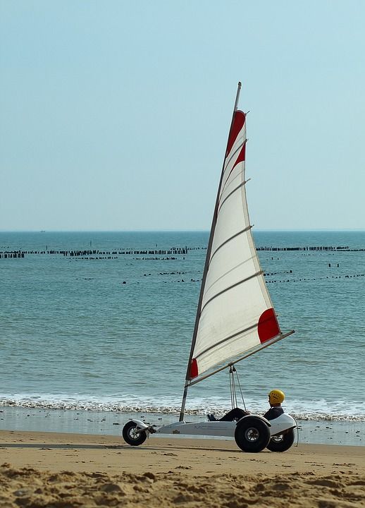 坦克 面纱 风 海洋 体育 法国 海滩