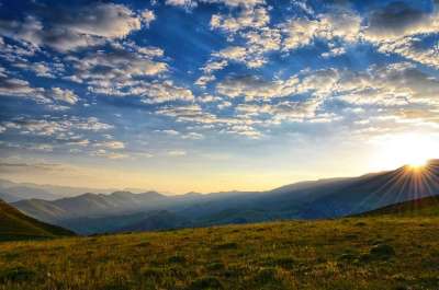 Kaçkars 看法 自然 山 黑海东 天空 高原 和平 蓝色的