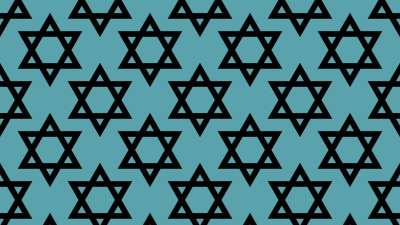 数码纸 大卫之星 图案 背景 Magen David 犹太人 犹太教