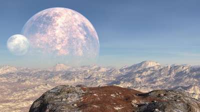 外星人 景观 行星 空间 飞碟 飞船 幻想 未来 未来派 天空